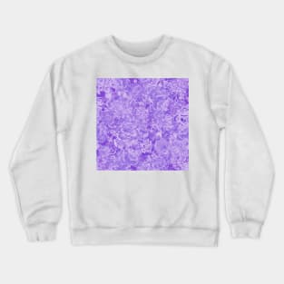 Seamless Purple Peonies Garden Crewneck Sweatshirt